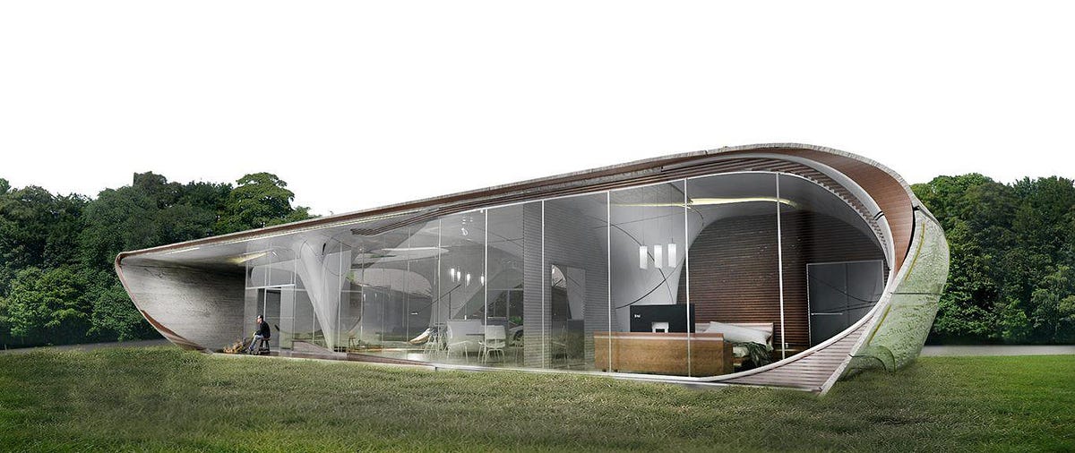 World’s first freeform 3D printed house “rethinks” traditional ...