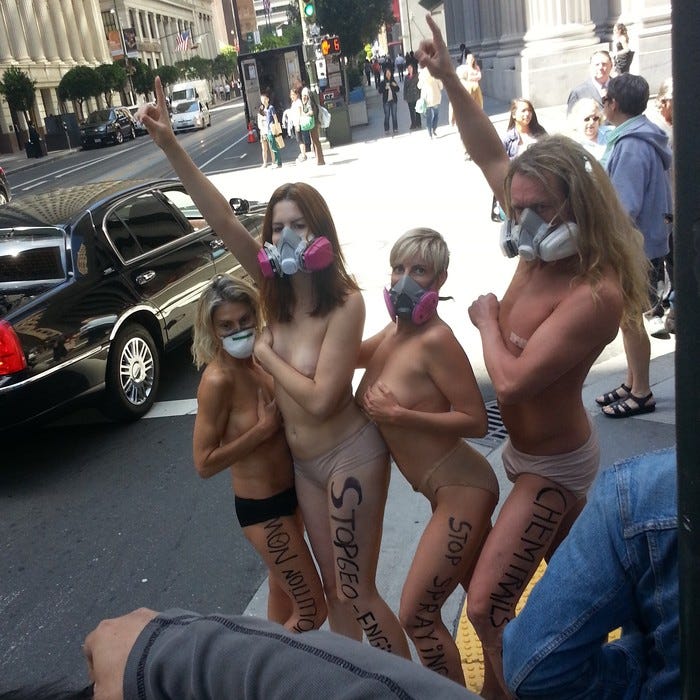 Image of: There Was a Naked Protest Against Chemtrails (slightly NSFW) — The Bold Italic — San Francisco