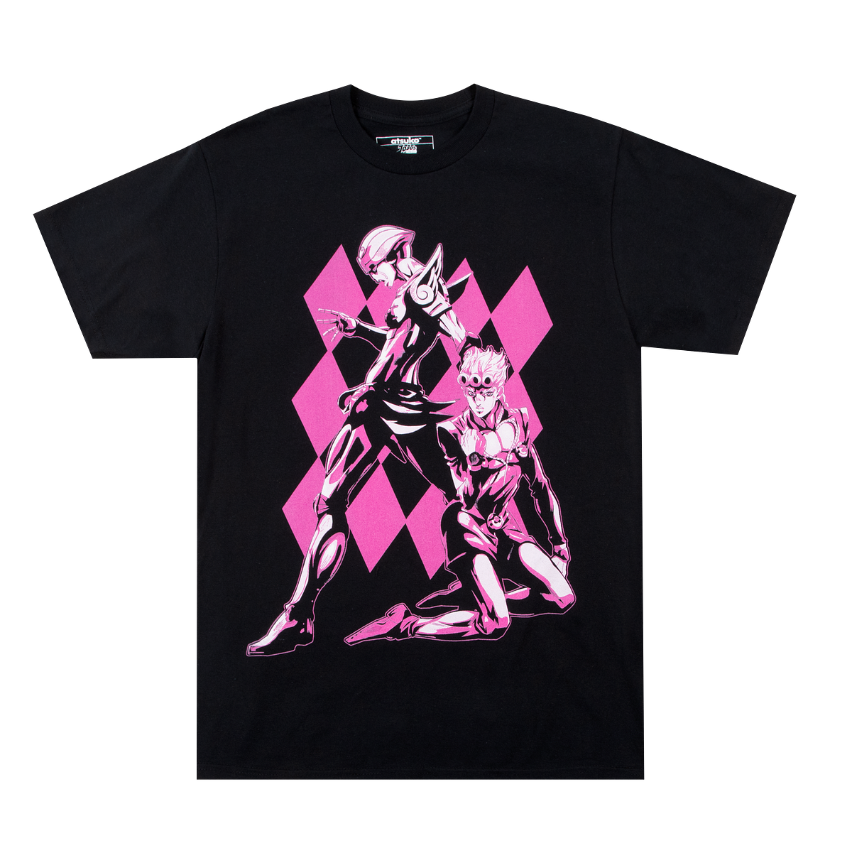 JJBA Golden Pose Black Graphic Tee AK2311 - The Official JJBA ...