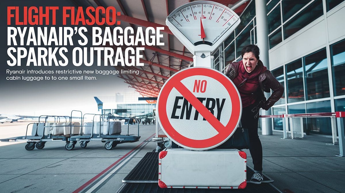 Ryanair Introduces Restrictive New Baggage Policy, Limiting Cabin