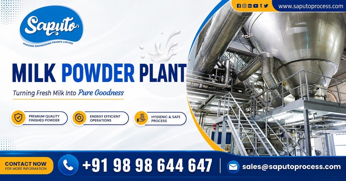 Milk Powder Plant Supplier in Tamil Nadu