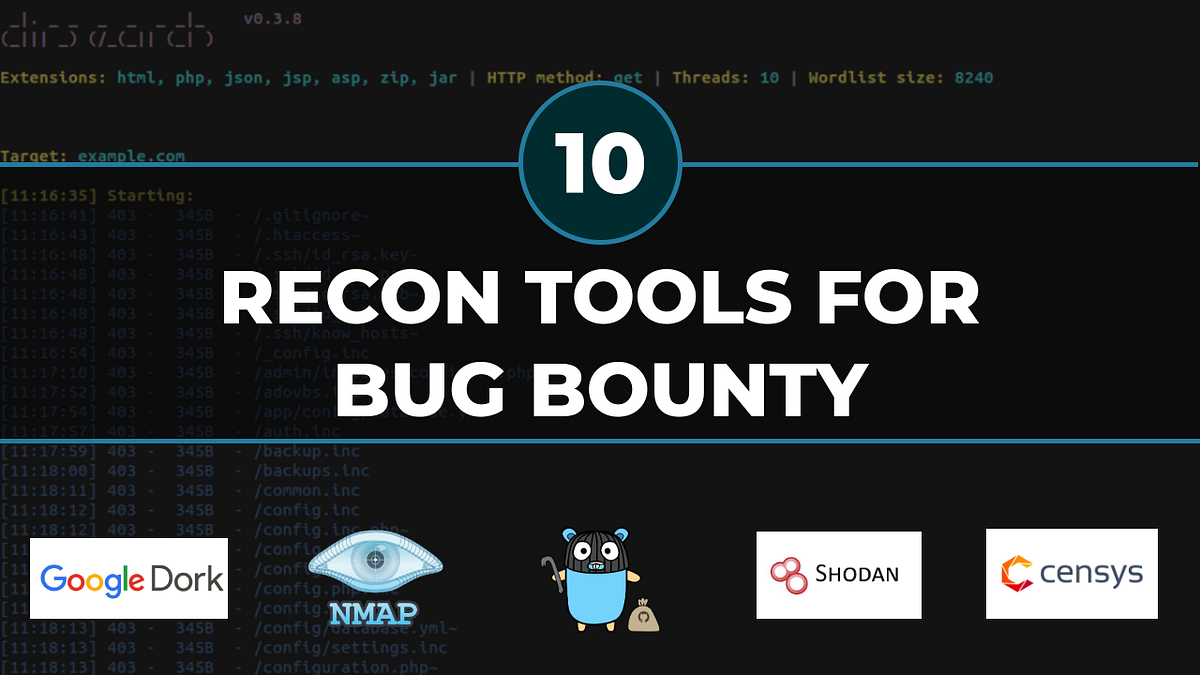 Familiar Recon Tools for Pentesting and Bug Bounty | by Karthikeyan ...