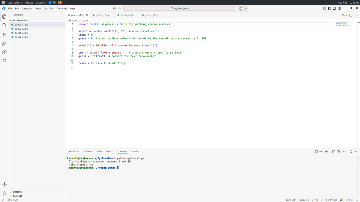 TryHackMe Python Simple Demo Walkthrough | Beginner-Friendly Python ...