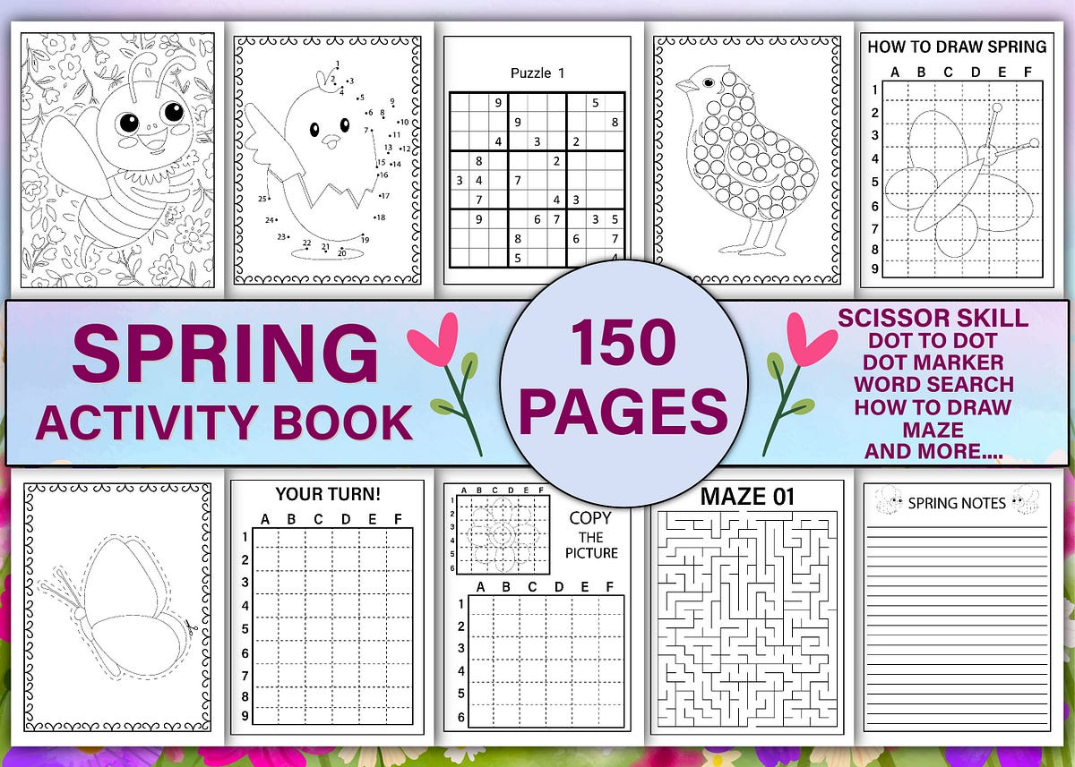 Spring Activity Book for Kids Vol-1 | by Myprolist | Mar, 2024 | Medium