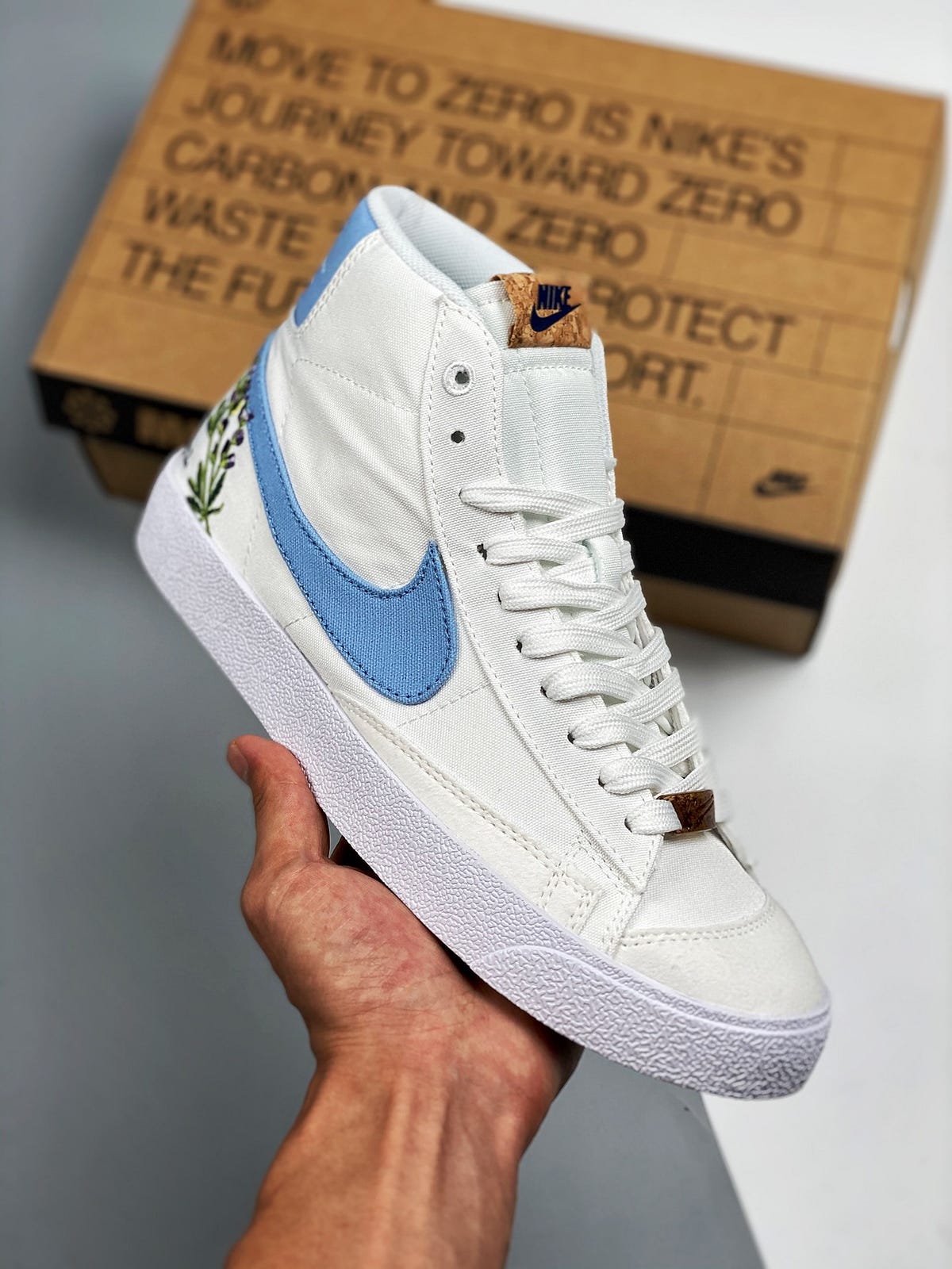 skating nike blazers