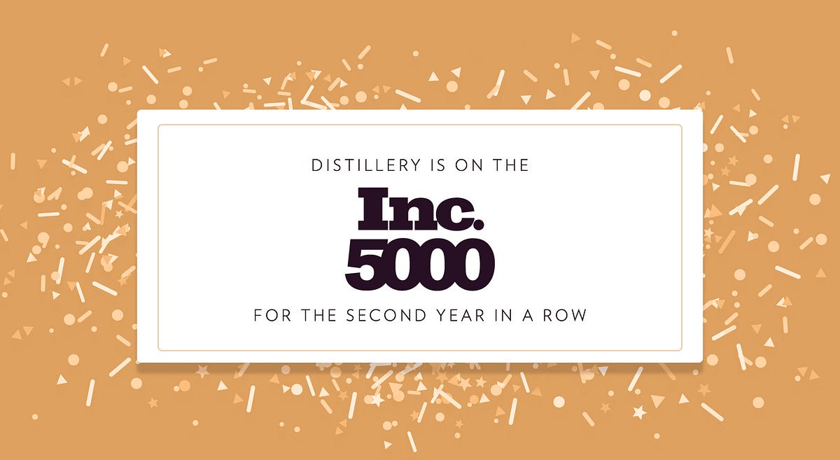 Distillery Makes the Inc. 5000 for the Second Year in a Row