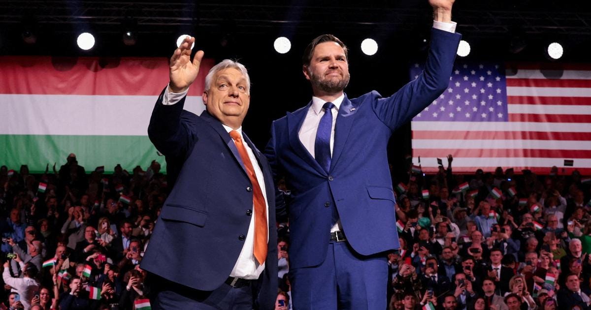 JD Vance en Hongrie : Quand l’extrême droite s’embrasse