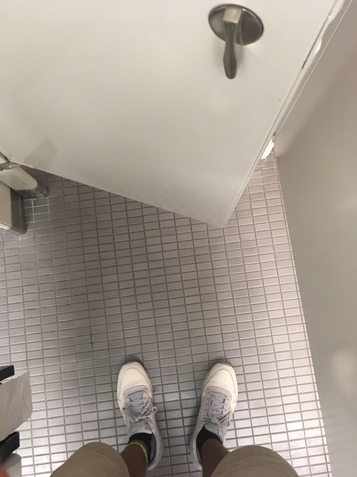 Restroom stall doors that open inwards are bad UI by Credo Duarte Lutton Medium