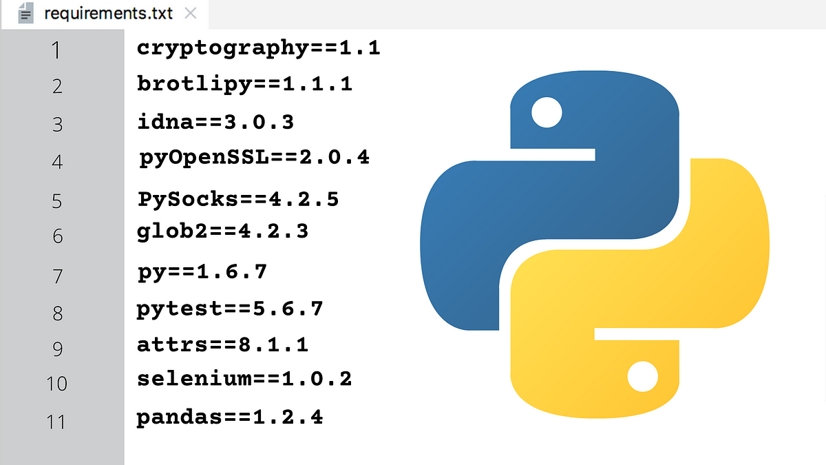 Generating Requirements the easy way with Pipreqs | by Shloka Shah | Python  in Plain English