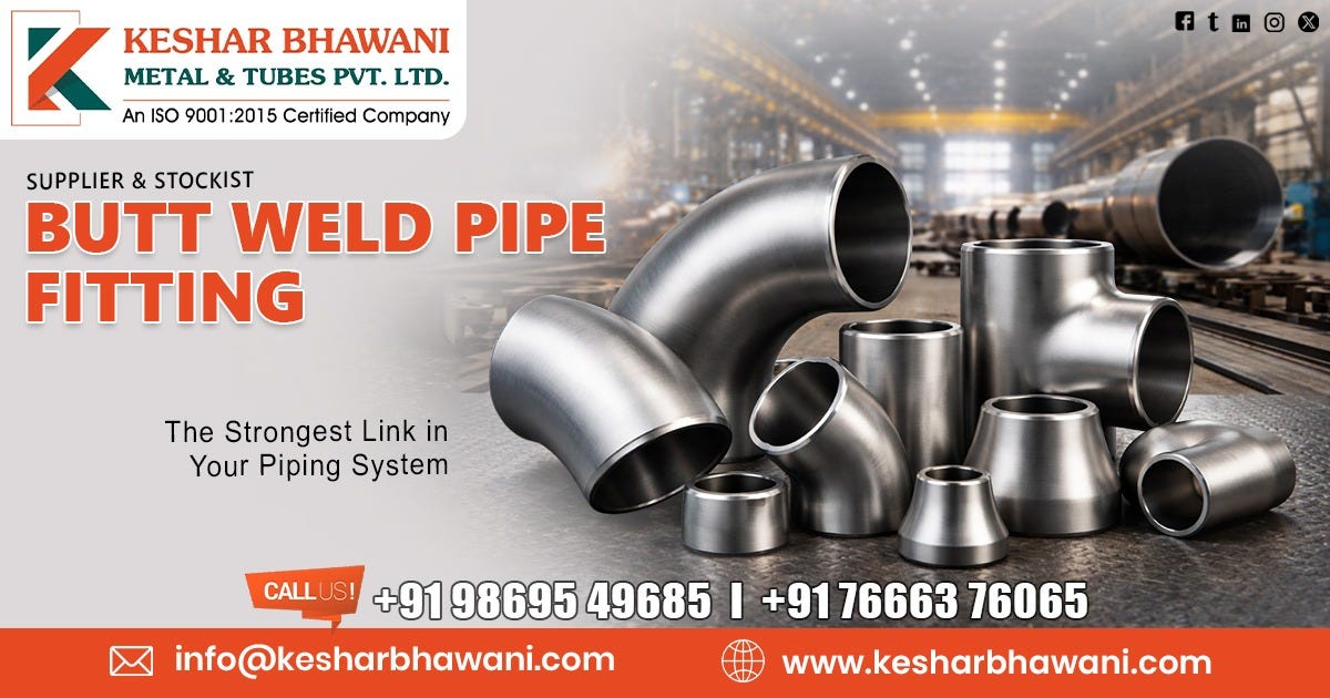Butt Weld Pipe Fittings in Assam