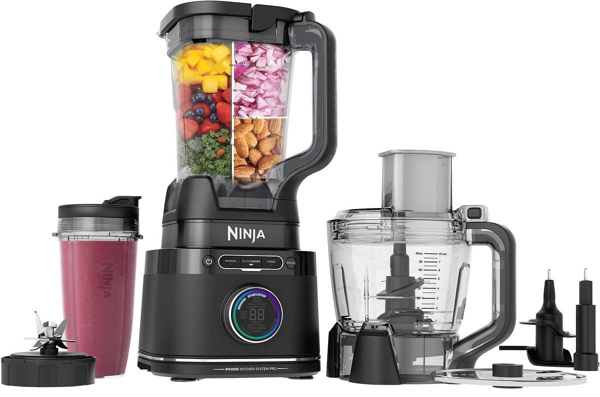 Ninja — Detect Kitchen System Power Blender + Processor Pro with