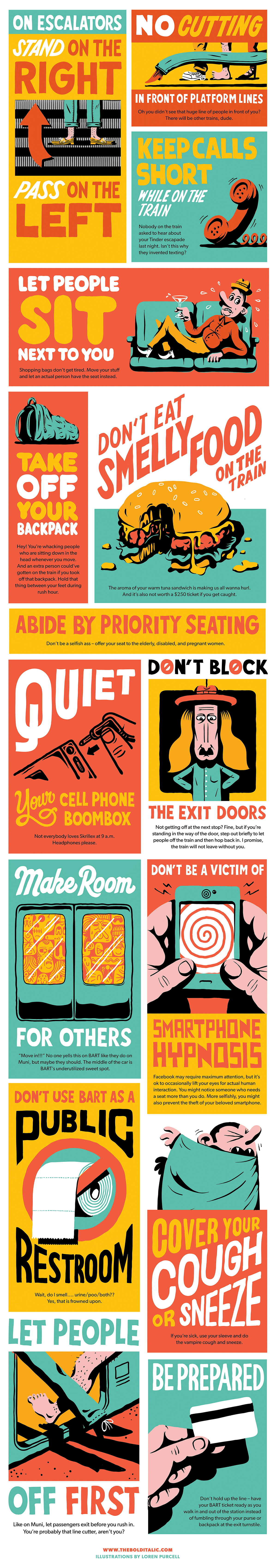 The Do’s and Don’ts of Riding BART