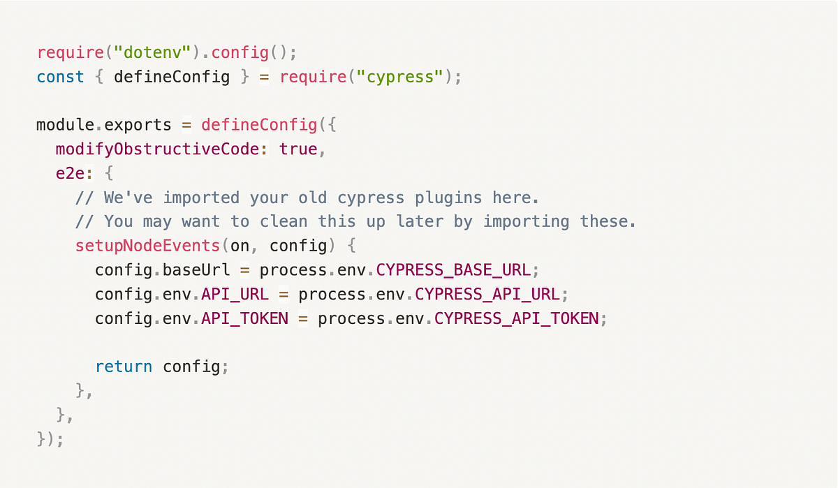 Run your Cypress suites across environments reusing the application env