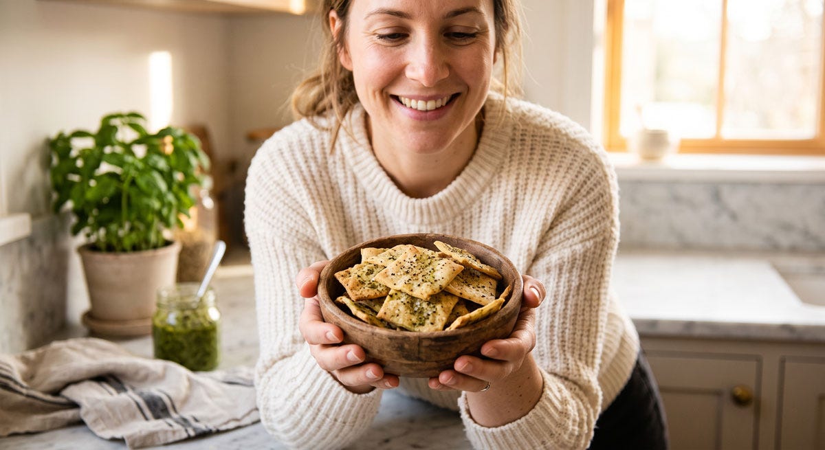 Ultimate Pesto Crackers: Crispy, Flavor-Packed Snack