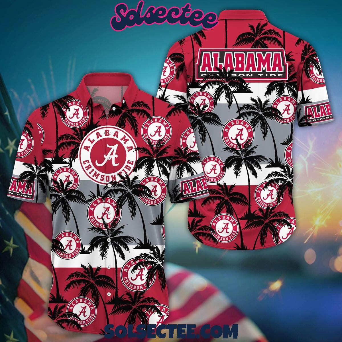 Alabama Hawaiian Shirt Alabama Crimson Tide Minnie Mouse
