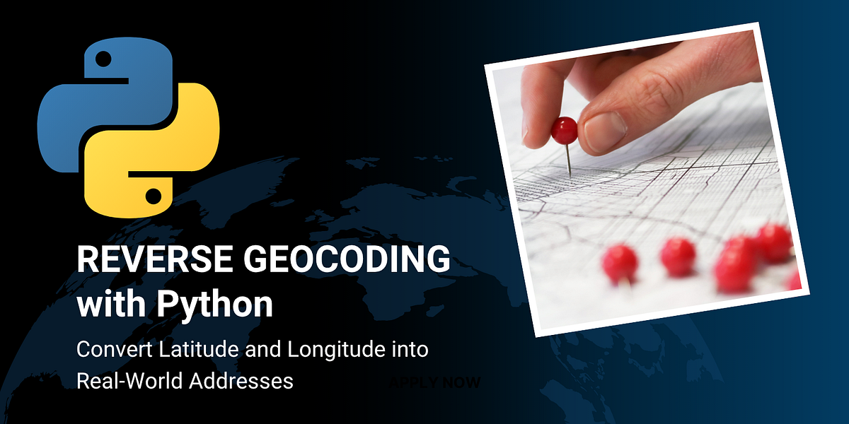Reverse Geocoding Using Python. Reverse geocoding is the process of ...