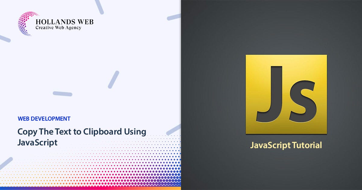 JavaScript Tutorial 1 Copy the text to clipboard using JavaScript