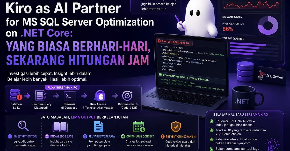 Kiro as AI Partner for MS SQL Server Optimization on .NET