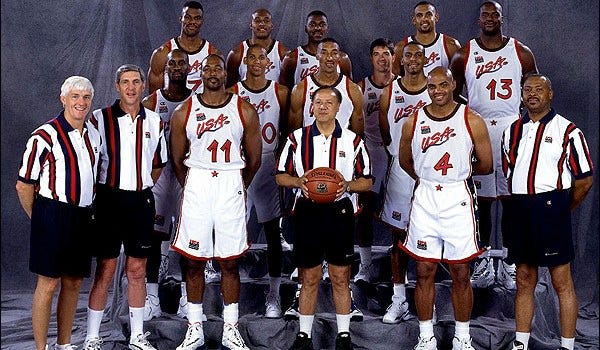 Charles Barkley #4 United States Dream Team Basketball Jersey