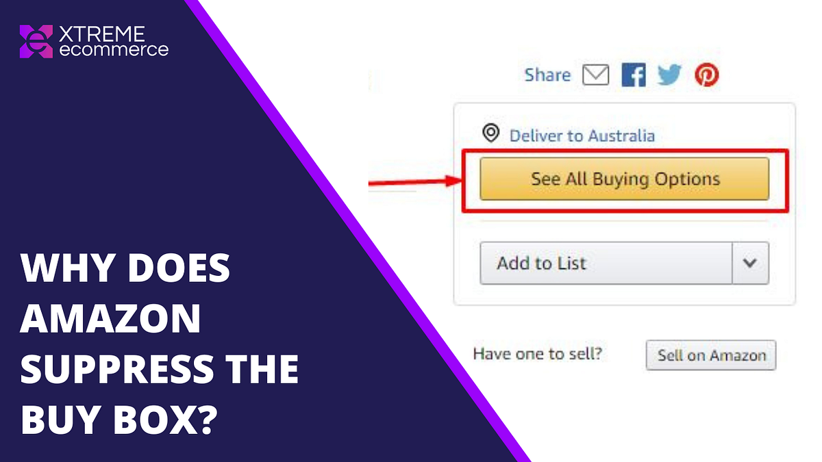 Why does Amazon suppress the buy box? by Extreme Medium