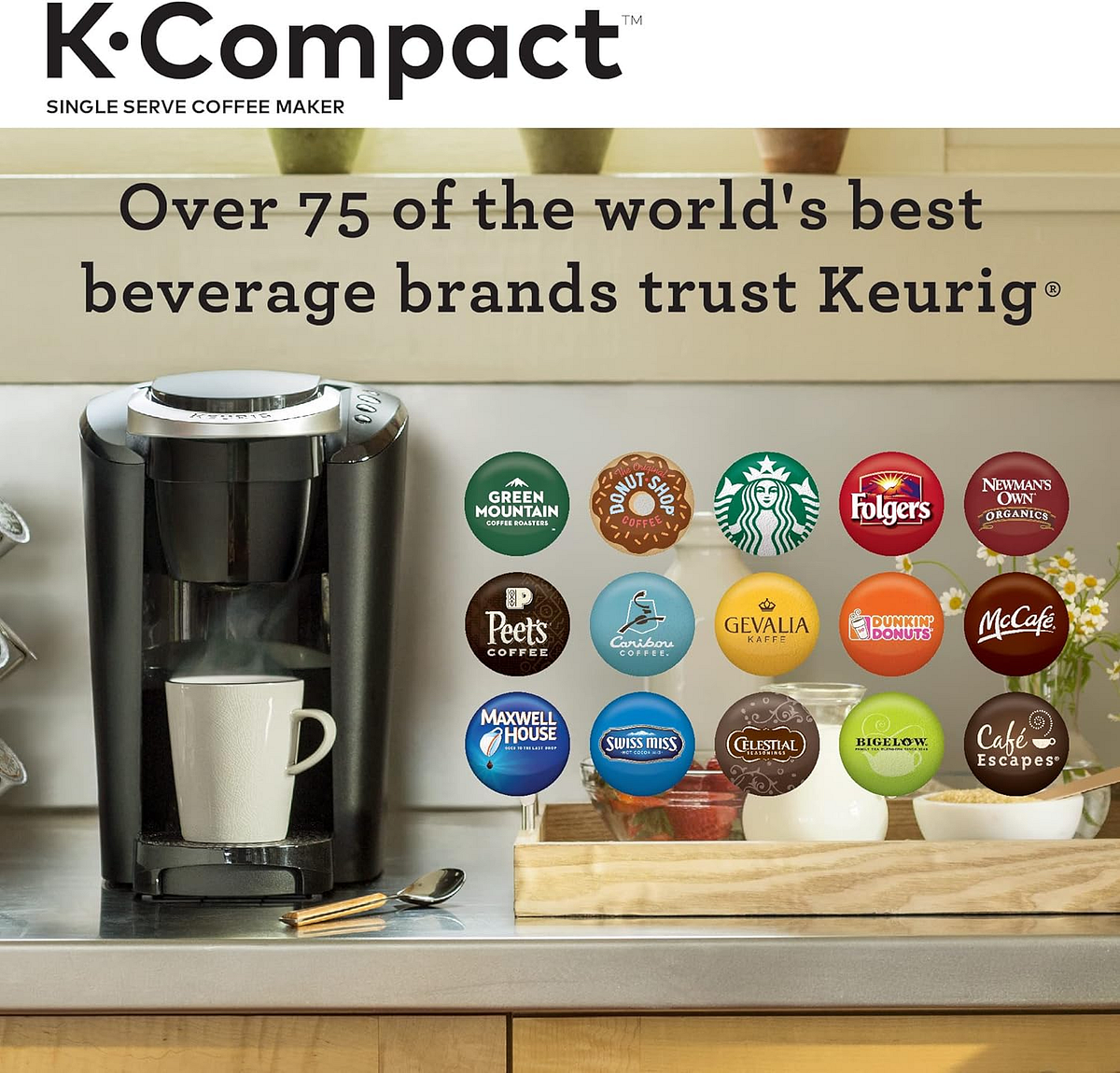 “Keurig SingleServe KCup Pod Coffee Maker” by Lonella