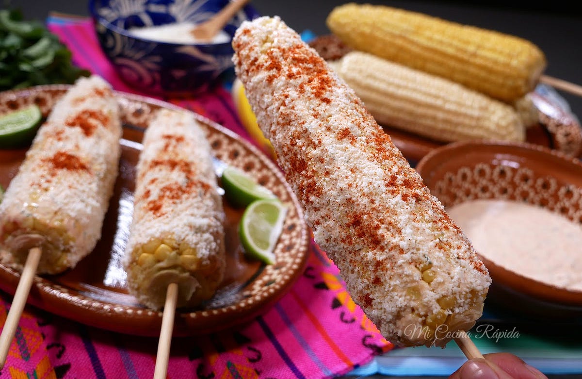 Elote Mexicano. The snack that you wont be able to… | by Maribel Toscano |  Medium