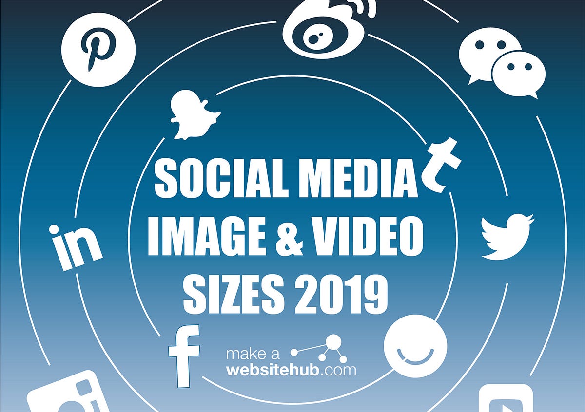 2019 Social Media Image Sizes Cheat Sheet | by TECFARE | Medium