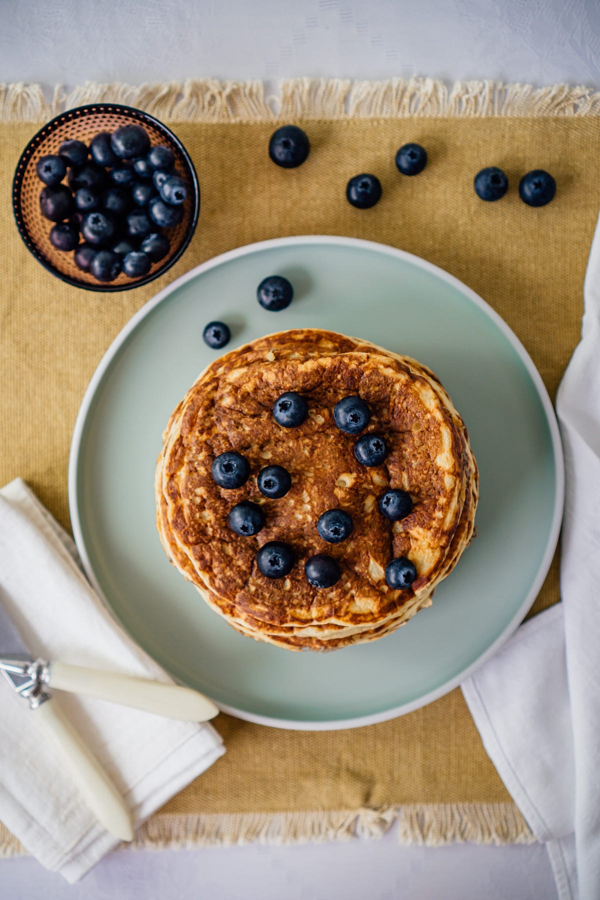 Fluffy and Delicious Blueberry Ricotta Pancakes Recipe | by Fruit Money ...