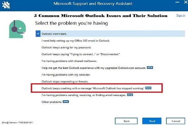 5 Common Microsoft Outlook Issues and Their Solution | by Zaynwilder |  Medium