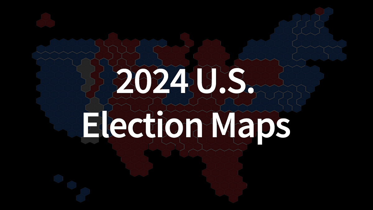 27 Election Maps of 2024 U.S. Presidential Vote Results — DataViz