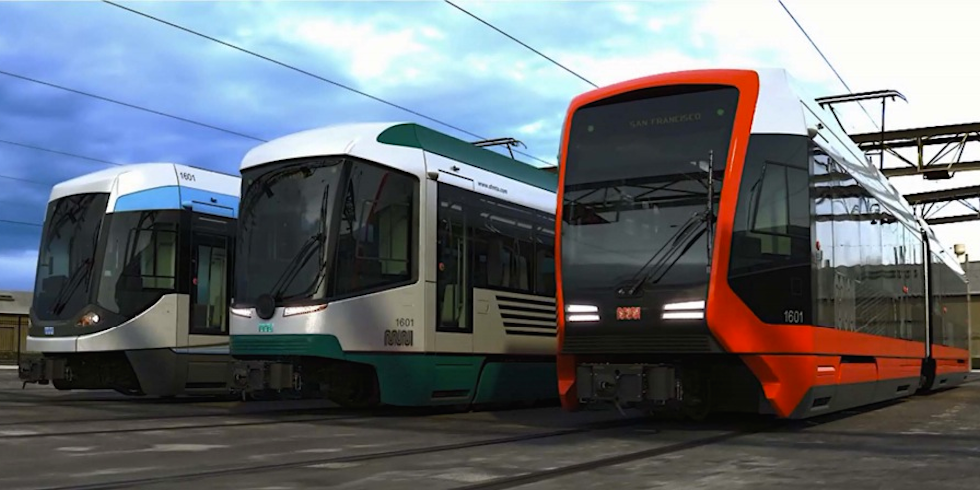 Image of: An Early Look at SF’s Future Muni Cars