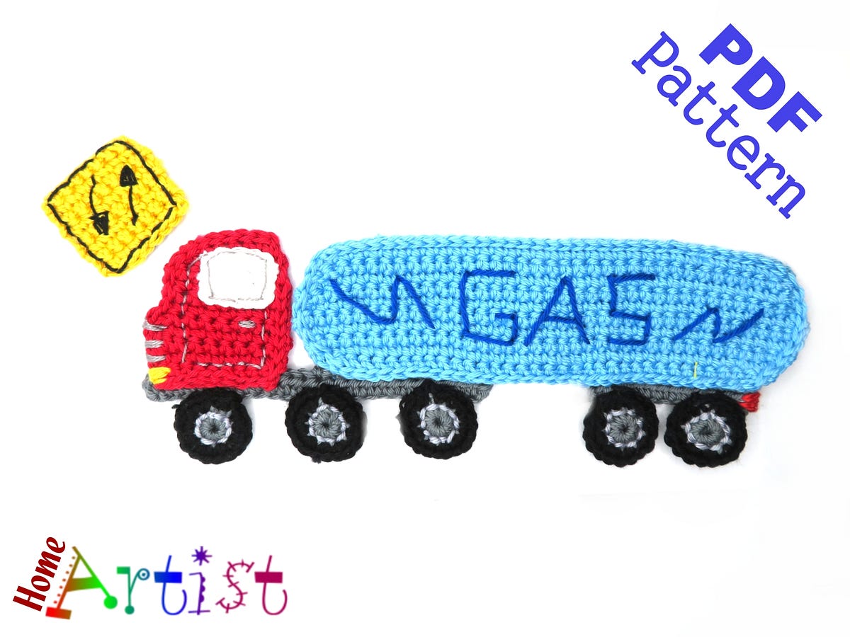 Gas Tank Truck (printable Crochet Patterns) 