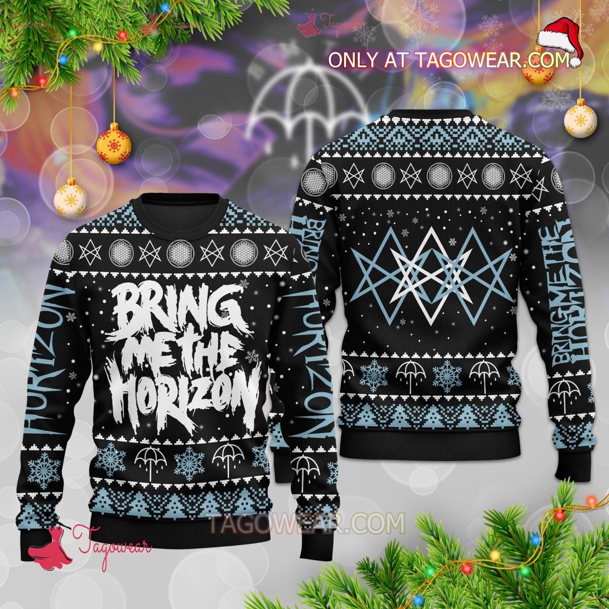 Bring Me The Horizon Music Band Christmas Sweater