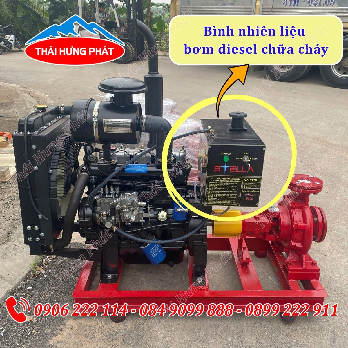 Hướng dẫn tính kích thước bình dầu diesel cho bơm chữa cháy