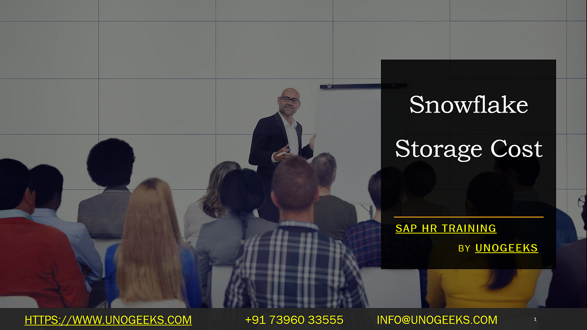Snowflake Storage Cost. Understanding Snowflake Storage Costs… by