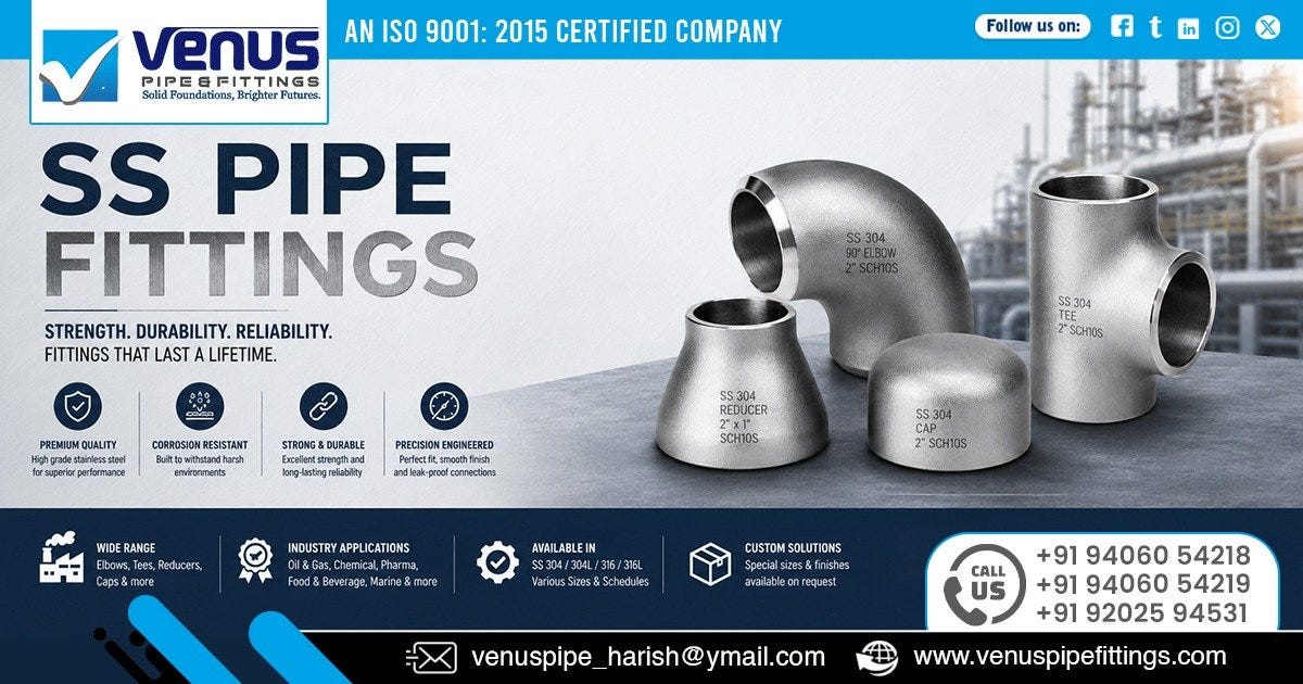 Stainless Steel Pipe Fittings Supplier in Andhra Pradesh