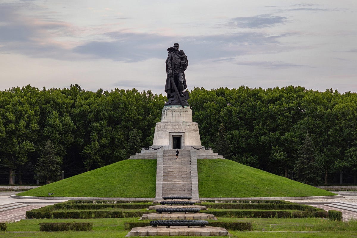 The Soviet War Memorial To The Rapists Is Located In Berlin By B the-soviet-war-memorial-to-the-rapists-is-located-in-berlin-by-b