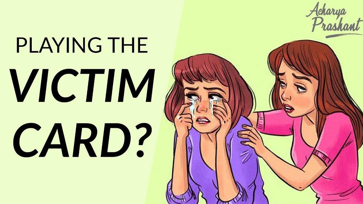 The victim could be a culprit A kind of flaw in the character by