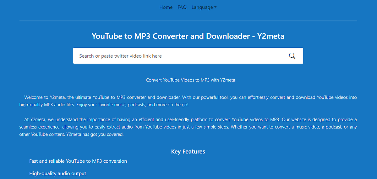 Y2meta — Your Ultimate YouTube to MP3 Converter and Downloader | by  Yellowstonevestandjacket | Medium