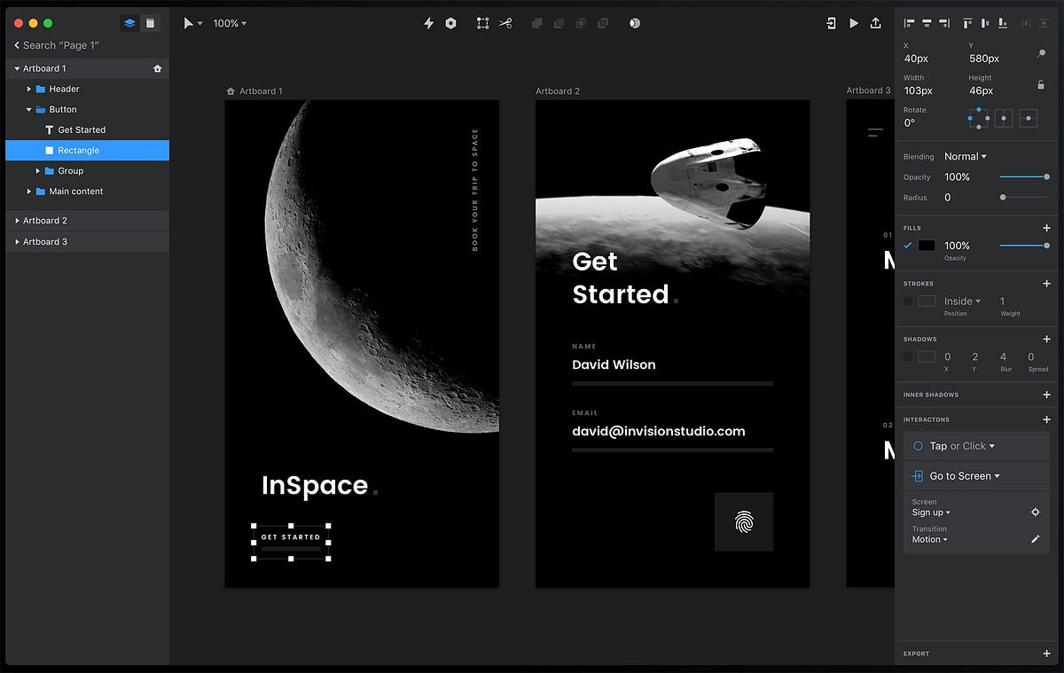 A(nother) review of Invision Studio | by shay. | Prototypr