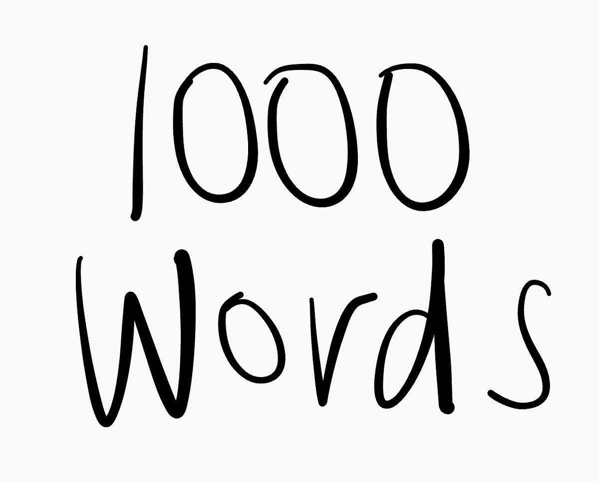 How To Write 1000 Words Before Lunch By Thedropoutacademic Medium