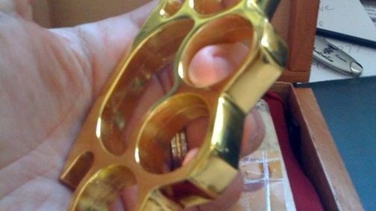 Clubs, brass knuckles soon to join switchblades as hand weapons allowed in  Texas