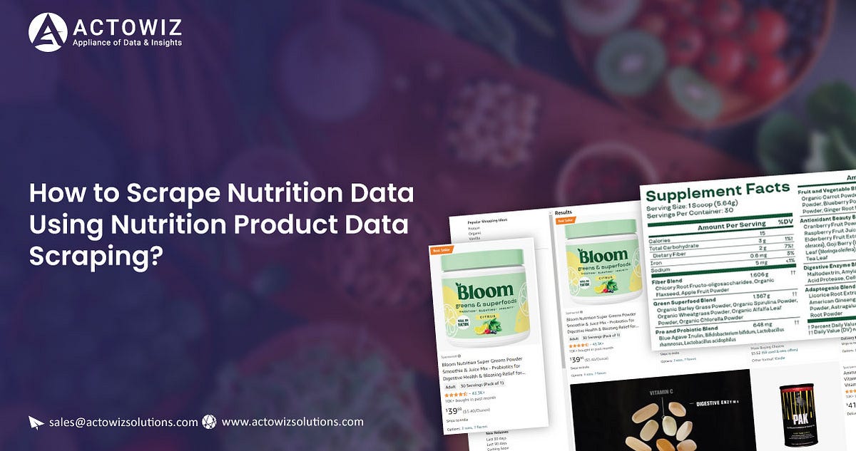 iframely: How to Scrape Nutrition Data Using Nutrition Product Data Scraping?