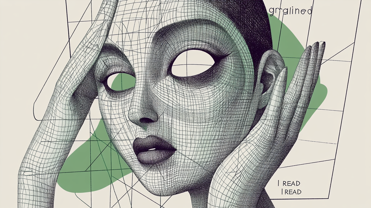 A split-screen image: on the left, a human artist’s original work; on the right, an AI-generated piece that eerily mirrors the style, composition, and even color palette.