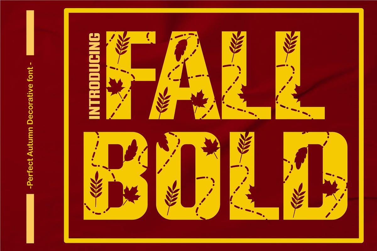 Fall Bold Font - Craftgenius - Medium