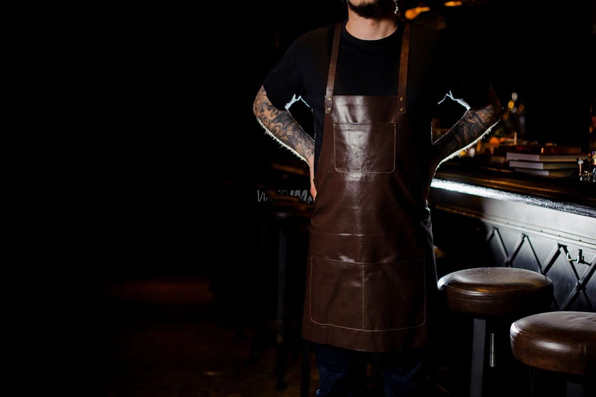 Reconceptualizing The prospect of The bar leather apron by