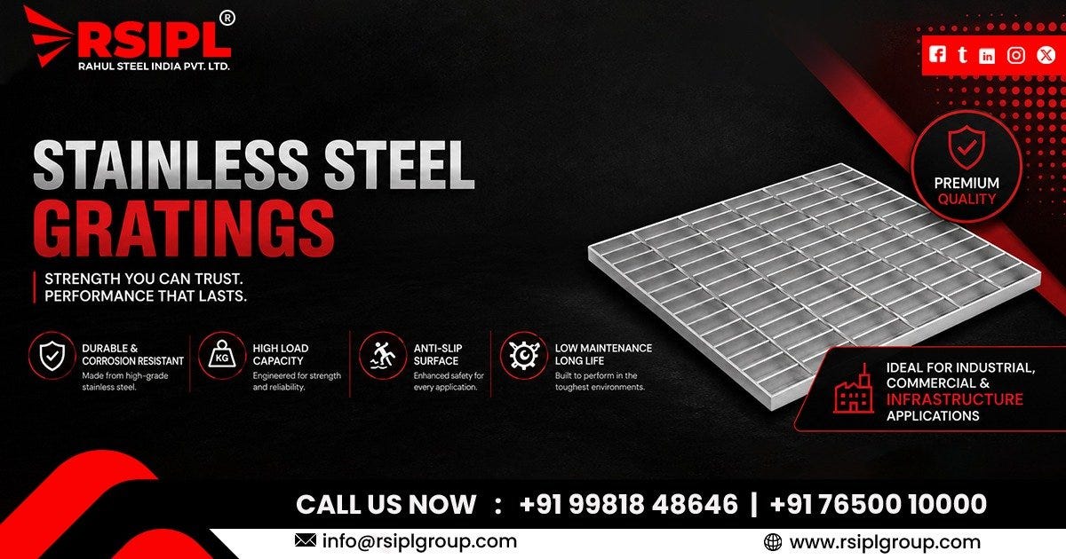 Stainless Steel Gratings Supplier In Dubai