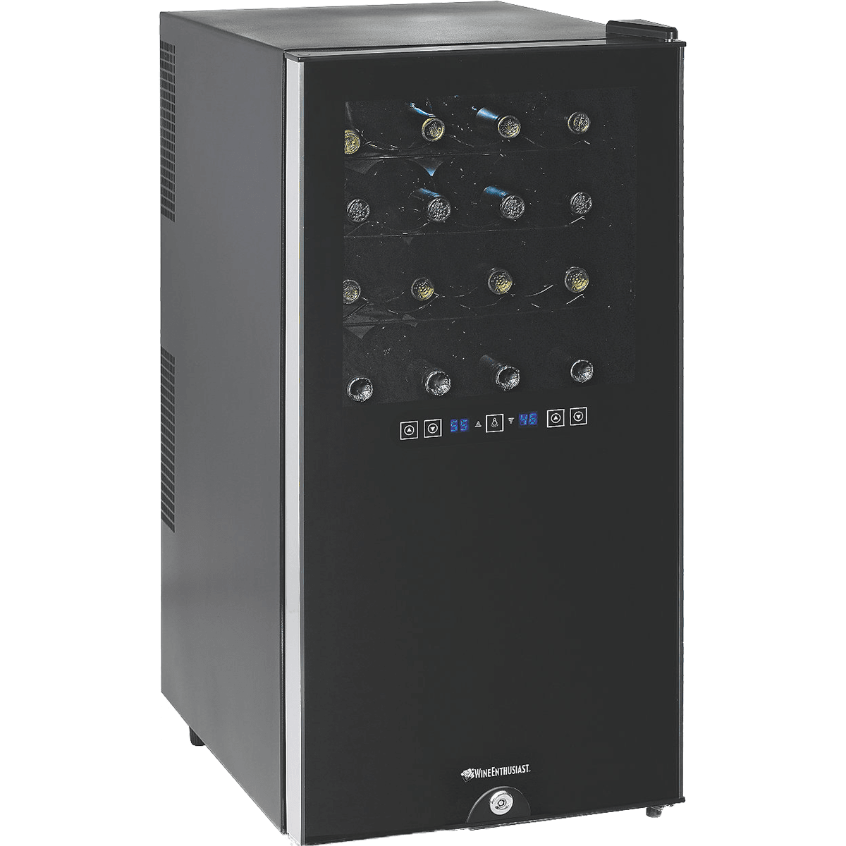 Best Wine Enthusiast 32 Bottle Dual Zone Thermoelectric Wine Cooler