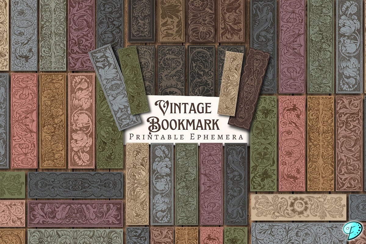 Vintage Bookmark Printable Ephemera Free | by Aetherarcadia | Aug, 2024 ...