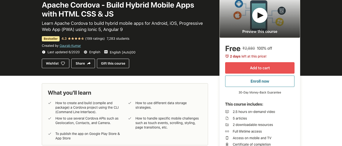Apache Cordova — Build Hybrid Mobile Apps with HTML CSS & JS | by ...
